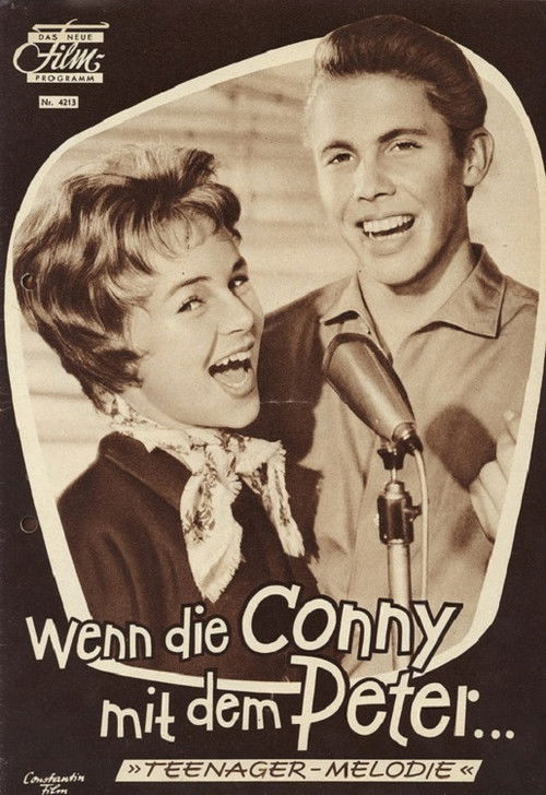 Wenn die Conny mit dem Peter (1958) poster