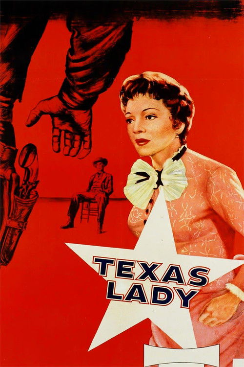 Texas Lady (1955) poster