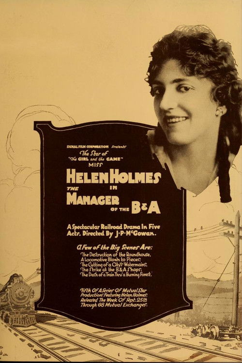 The Manager of the B & A (1916) poster