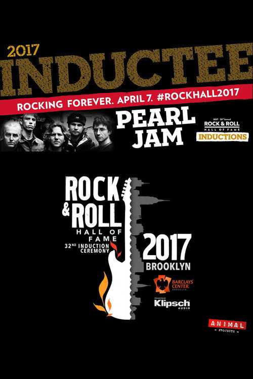 Pearl Jam: Rock And Roll Hall Of Fame Induction Ceremony (2017) poster