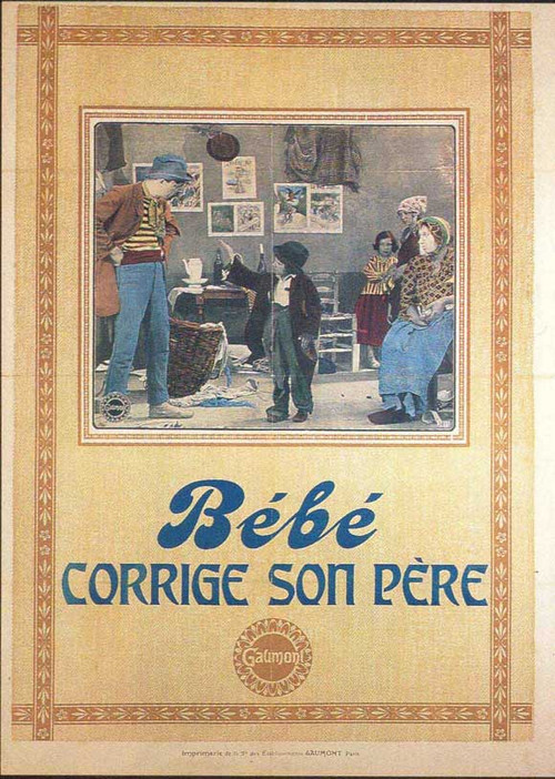 Bébé Corrects His Father (1911) poster