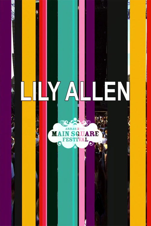 Lily Allen - Main Square Festival in Arras (2009) poster