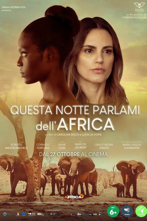 Questa notte parlami dell'Africa (2022) poster
