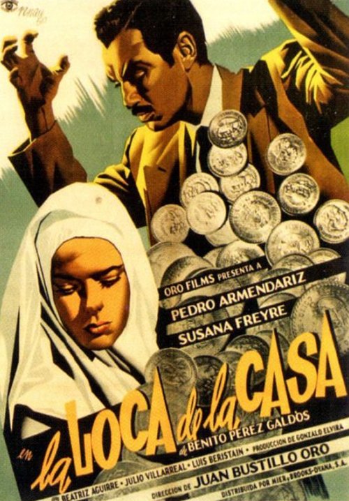 La loca de la casa (1950) poster