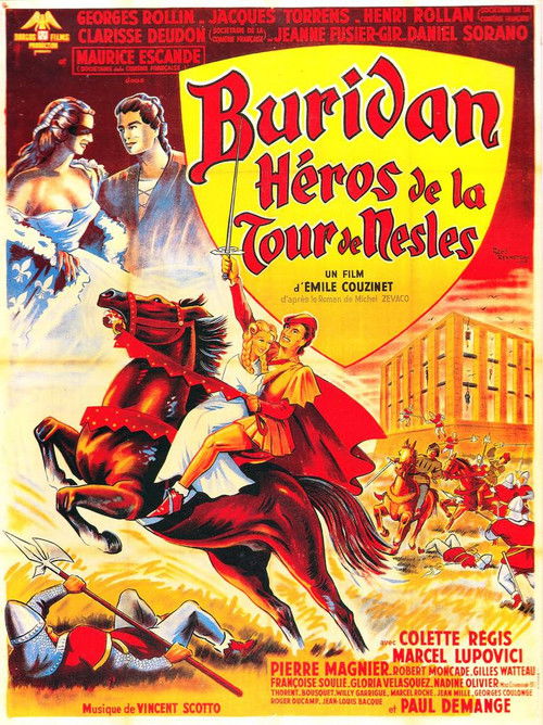 Buridan, hero of the tower of Nesle (1952) poster