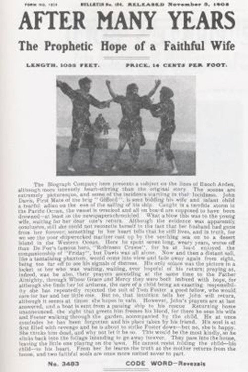 After Many Years (1908) poster