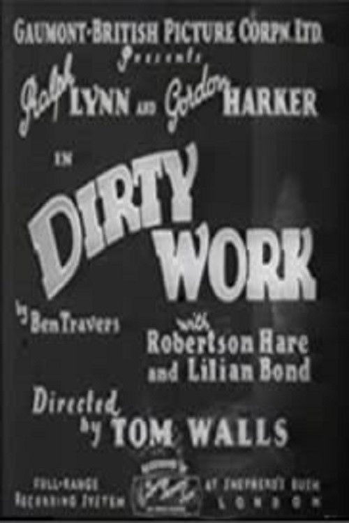 Dirty Work (1934) poster