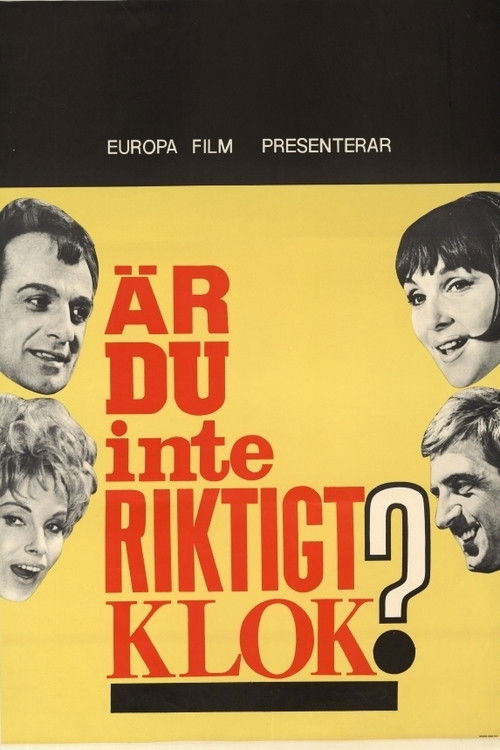 Är du inte riktigt klok? (1964) poster