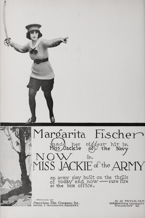 Miss Jackie of the Army (1917) poster