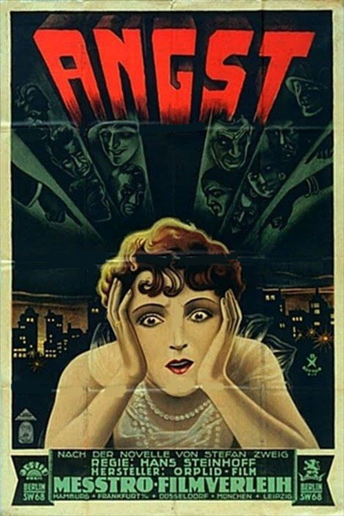 Angst - Die schwache Stunde einer Frau (1928) poster