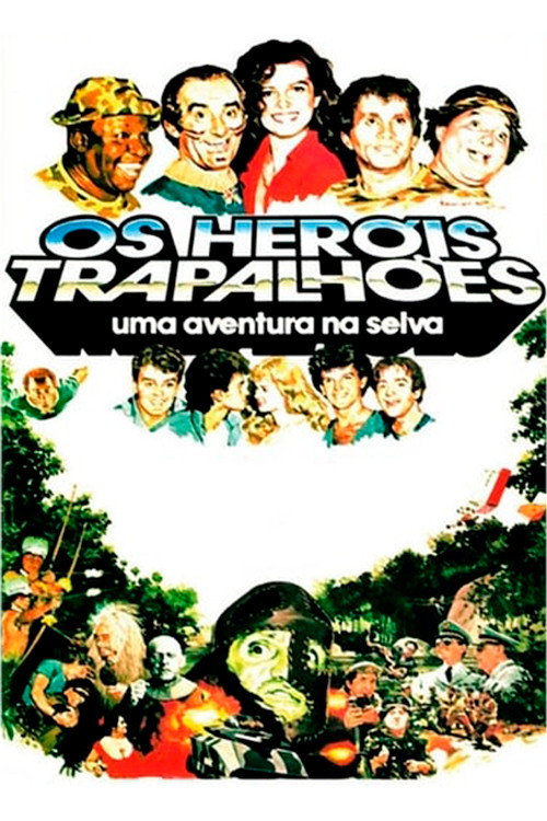 Os Heróis Trapalhões: Uma Aventura na Selva (1988) poster