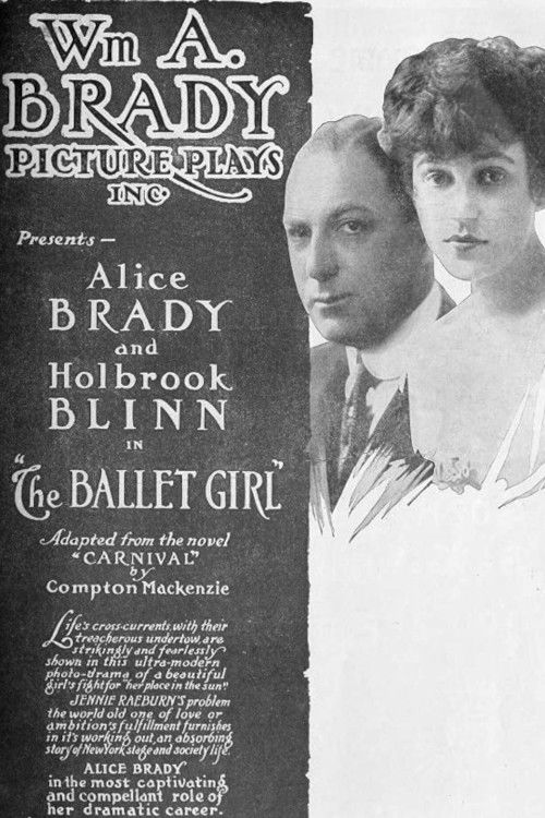 The Ballet Girl (1916) poster