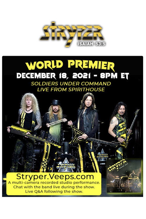 Stryper - Soldiers from the Underground Live Stream (2021) poster