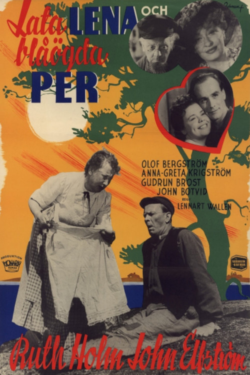Lata Lena och blåögde Per (1947) poster