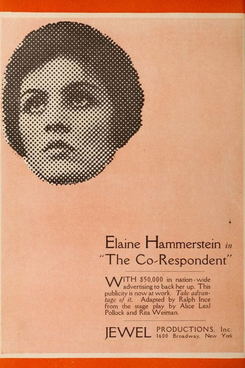 The Co-respondent (1917) poster