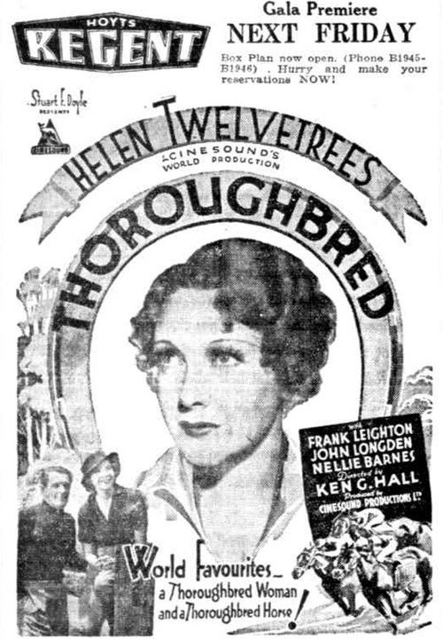 Thoroughbred (1936) poster