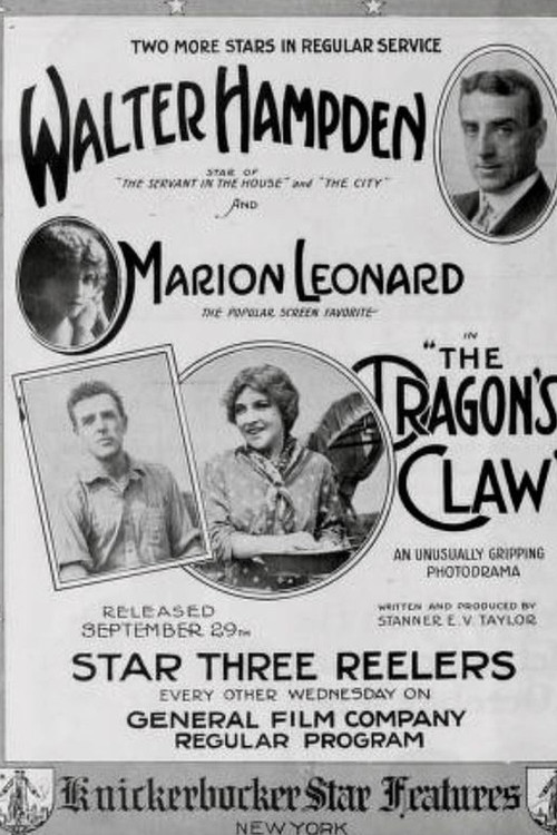 The Dragon’s Claw (1915) poster