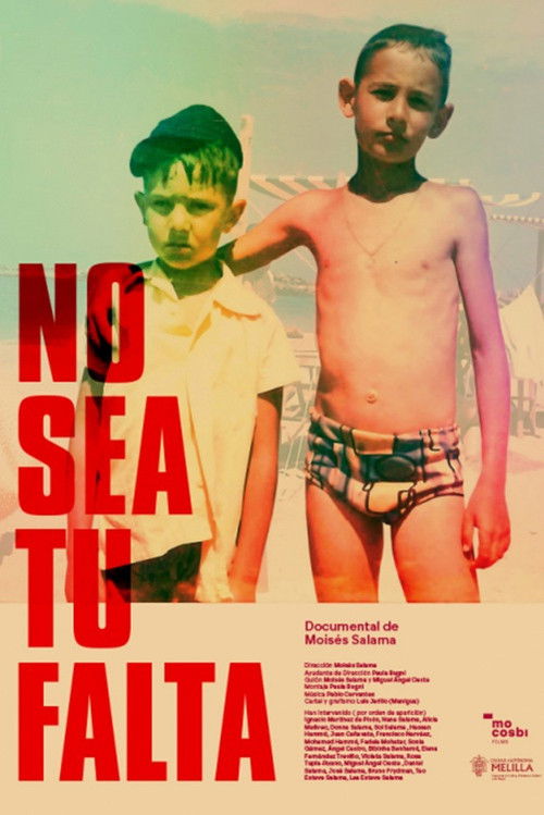 No sea tu falta poster