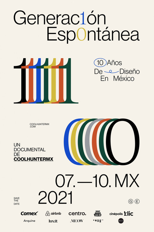 Spontaneous Generation, 10 years of Design in Mexico (2021) poster