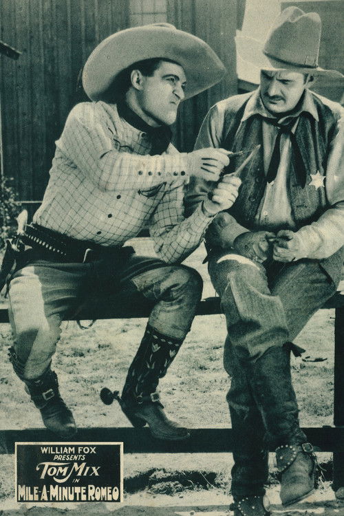 Mile-a-Minute Romeo (1923) poster