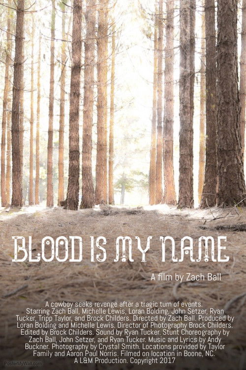 Blood Is My Name (2018) poster