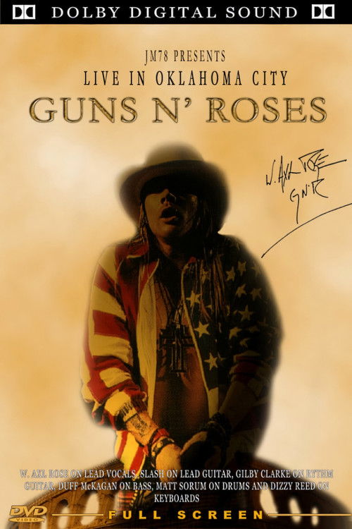 Guns N' Roses:  Live In Oklahoma City (1992) poster