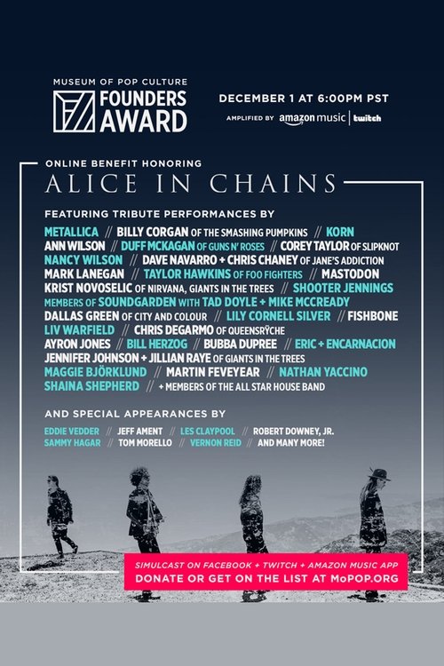 MoPOP Founders Award 2020 Honoring Alice in Chains (2020) poster