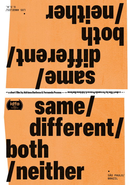 Same/Different/Both/Neither (2020) poster