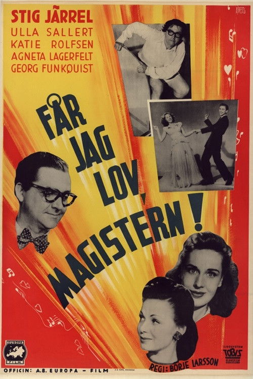 Får jag lov, magistern! (1947) poster