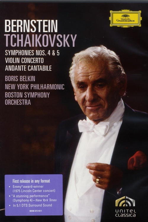 Bernstein: Tchaikovsky: Symphonies No. 4 & 5 (1975) poster