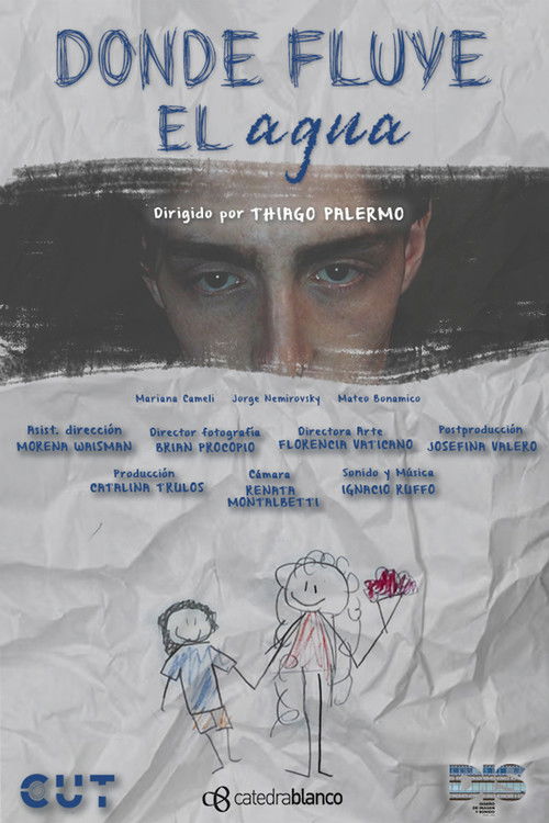 Donde fluye el agua poster