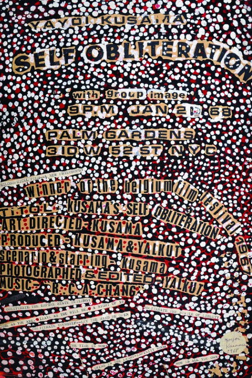 Kusama's Self-Obliteration (1967) poster