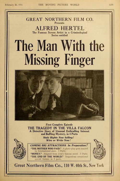 The Man with the Missing Finger (1915) poster