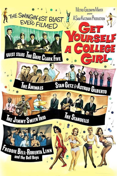Get Yourself a College Girl (1964) poster
