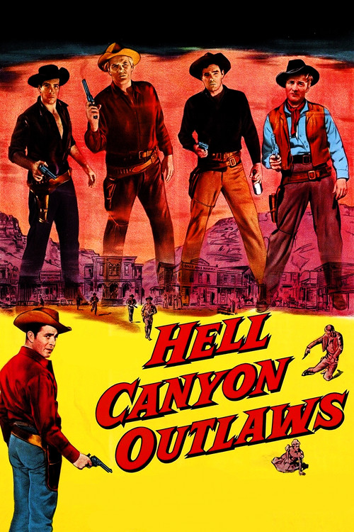 Hell Canyon Outlaws (1957) poster
