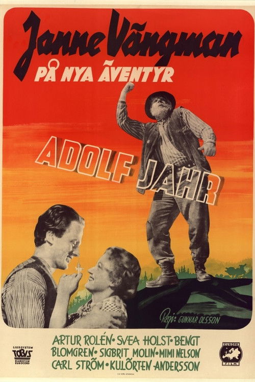 Janne Vängman på nya äventyr (1949) poster