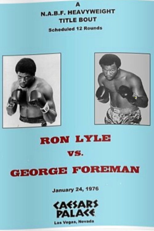 George Foreman vs. Ron Lyle (1976) poster