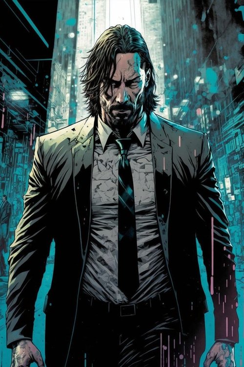 Untitled Animated John Wick Prequel poster