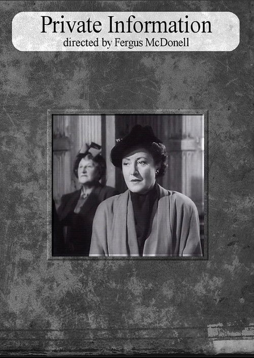 Private Information (1952) poster