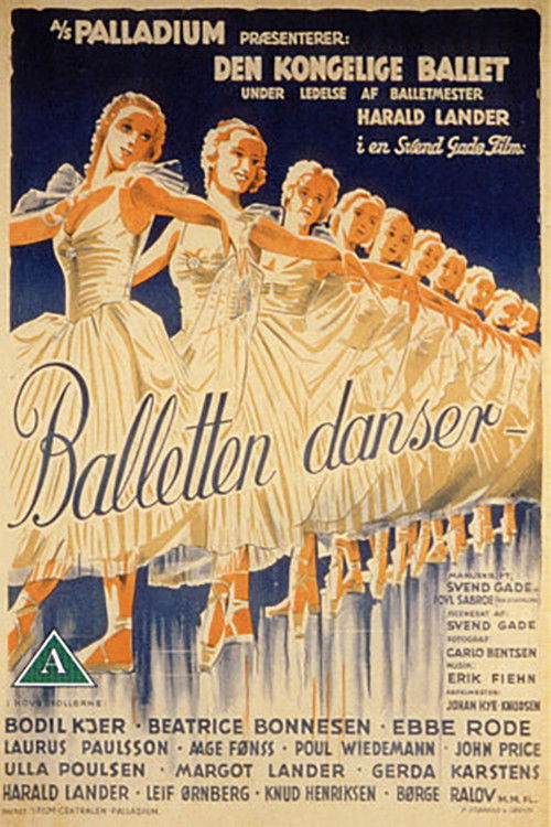 Balletten danser (1938) poster