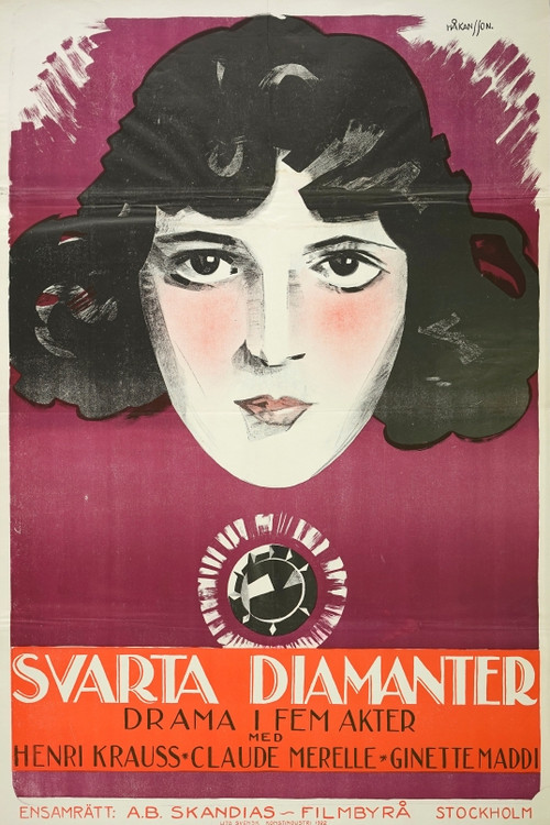 The Black Diamond (1922) poster