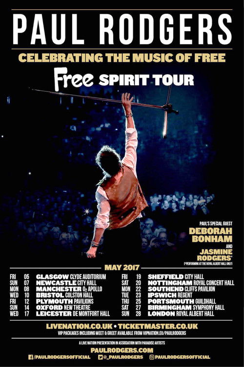 Paul Rodgers -  Free Spirit (2018) poster