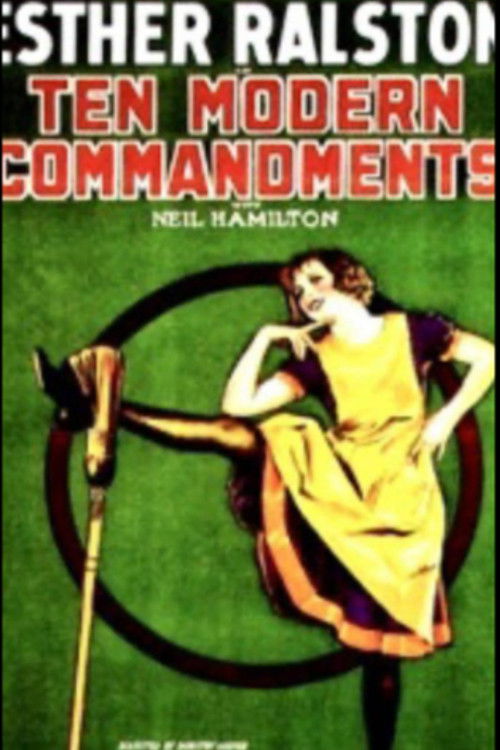 Ten Modern Commandments (1927) poster