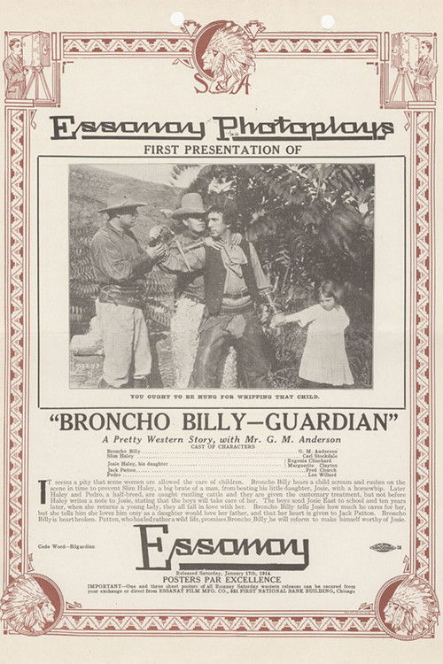 Broncho Billy-Guardian (1914) poster