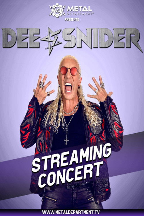 Dee Snider - Leave a Scar Album Release Show Streaming Concert (2021) poster