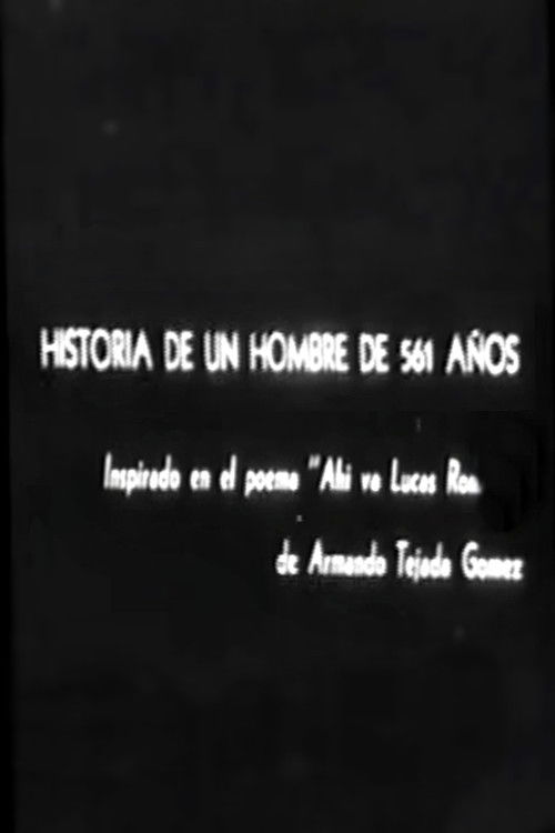 Historia de un hombre de 561 años (1974) poster