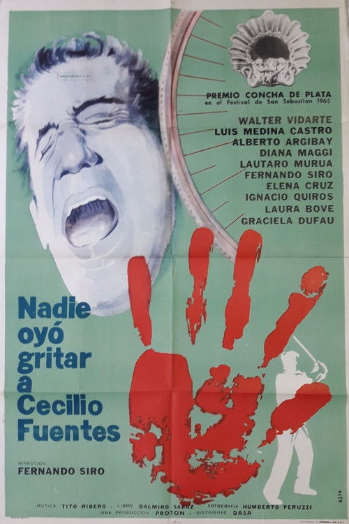 Nadie oyó gritar a Cecilio Fuentes (1965) poster