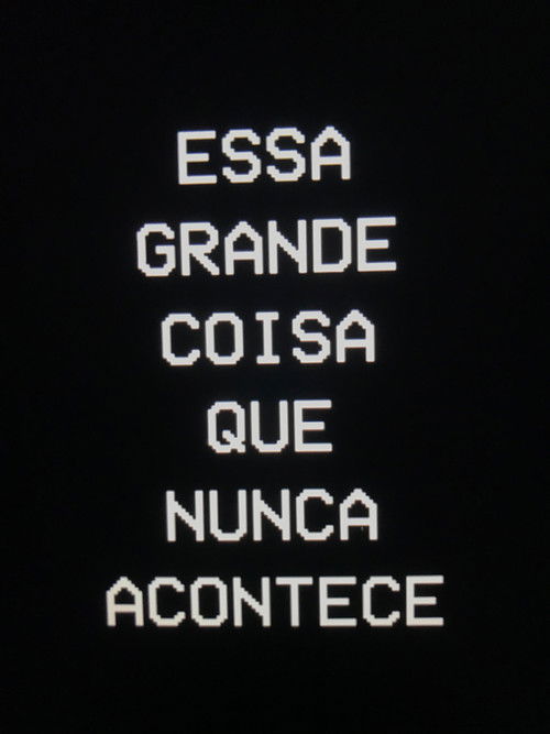 Essa Grande Coisa que Nunca Acontece (2016) poster