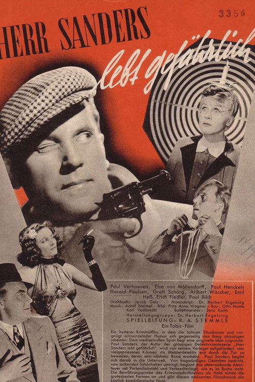 Herr Sanders lebt gefährlich (1944) poster