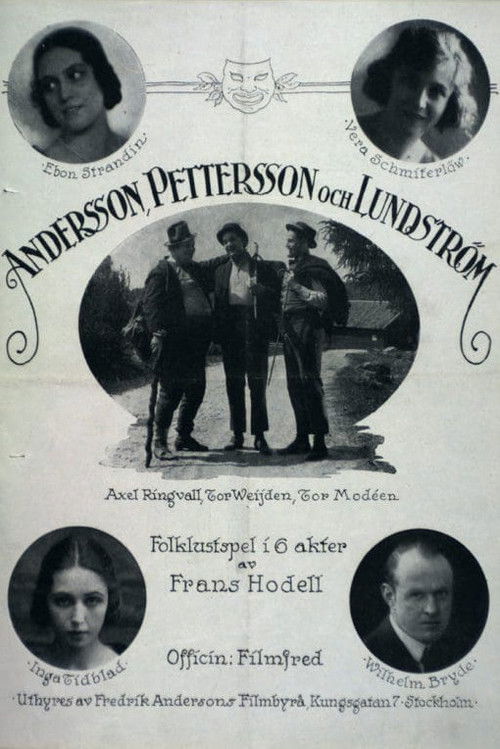 Andersson, Pettersson och Lundström (1923) poster